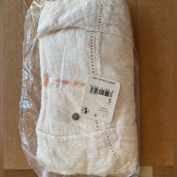 🎉LAST PIECE🎉FREE PEOPLE Greta Gauze Top - Picture 3 of 15